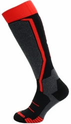 Ponožky Blizzard Allround Ski Socks black/antracite/red 