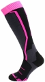 Ponožky Blizzard Viva Allround Ski Socks black/antracite/pink