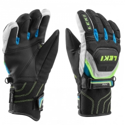 Leki rukavice Worldcup Race Coach Flex S GTX Junior (black-blue)  