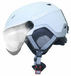 Helma Blizzard Viva Double Visor white matt/silver mirror  