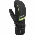 Leki rukavice Max Junior mitten black-lime